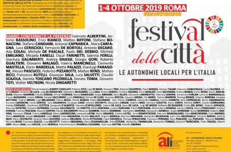 Festival delle città: ci vediamo il 1 ottobre a Roma