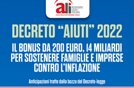 Le schede ALI: Decreto “Aiuti” 2022