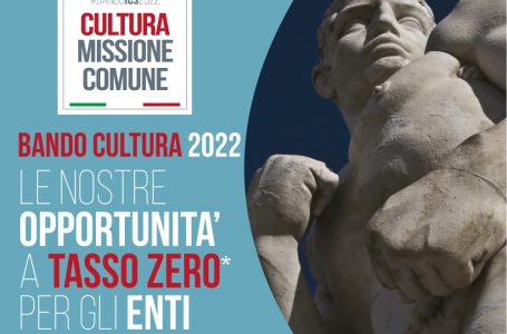 “Cultura Missione Comune 2022”. Parte il bando dell’Istituto per il Credito Sportivo in collaborazione con ANCI, scadenza 2 dicembre