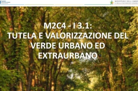 PNRR, verde urbano e extraurbano. Le Istruzioni operative per la rendicontazione del Target EU “M2C4-20”