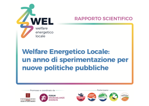 Crisi climatica, dal ForumDD proposte concrete per orientare le politiche in chiave eco-sociale. La conferenza WEL-Welfare energetico locale: “Una nuova frontiera di giustizia sociale e ambientale di fronte alla crisi climatica”