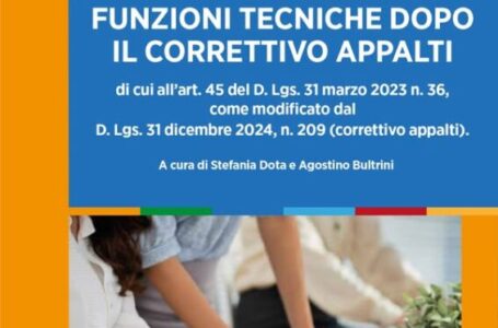 Incentivi alle funzioni tecniche. Il Quaderno operativo dell’Anci sulle nuove disposizioni dopo il correttivo appalti