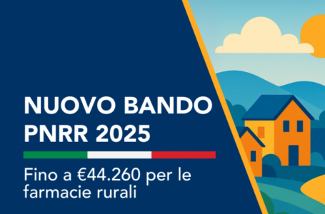 PNRR. Avviso Farmacie rurali 2025: prorogato al 26 giugno il termine per la registrazione allo Sportello telematico