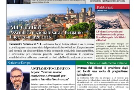 Online il numero di dicembre di Governare il Territorio
