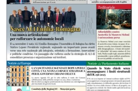 Online il numero di novembre di Governare il Territorio