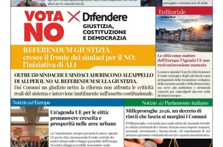 Online il numero di gennaio di Governare il Territorio