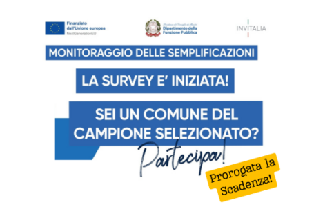 PNRR, Semplificazione. Prorogato a venerdì 6 marzo il monitoraggio sulle semplificazioni negli Enti Locali