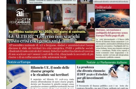 Online il numero di aprile di Governare il Territorio