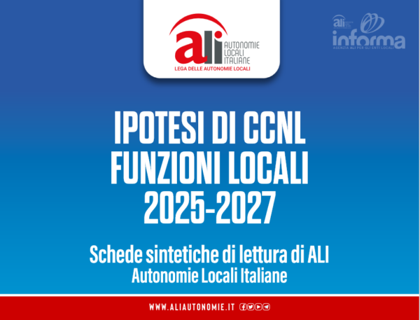Le Schede ALI – Ipotesi CCNL Funzioni Locali 2025-2027