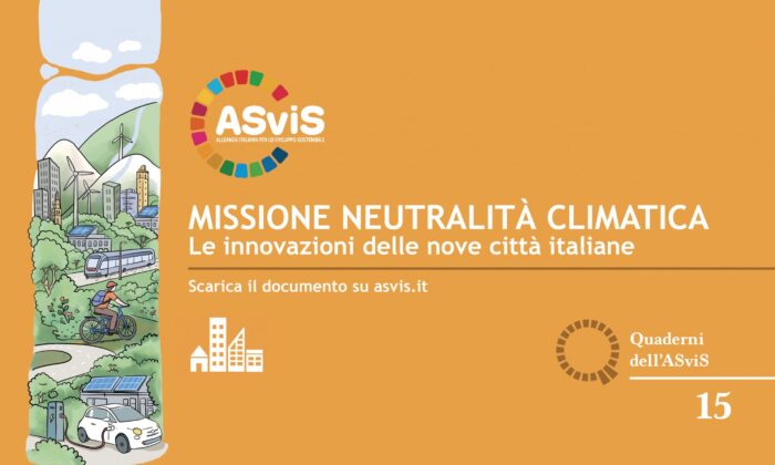 Missione neutralità climatica: nel Quaderno ASviS il percorso delle nove città italiane coinvolte nella Missione europea